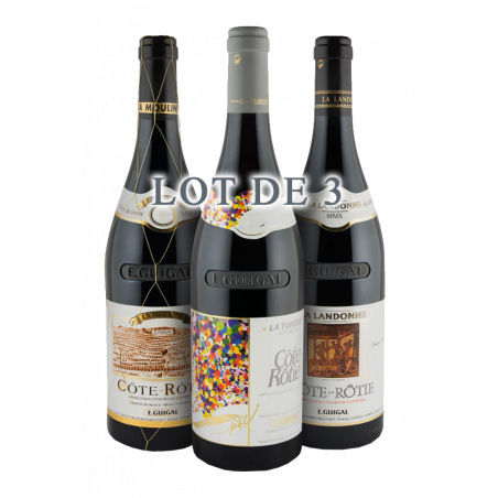 E. Guigal Trilogie "Turque, Landonne, Mouline" 2014 - CBO